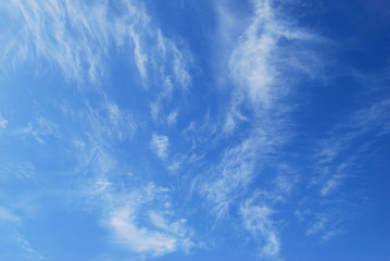 blue sky with white clouds