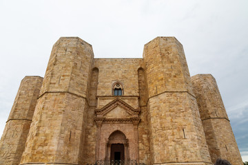 Italy, Apulia, Province of Barletta-Andria-Trani, Andria. Castel del Monte. Octagonal castle built...