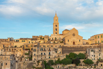 Obraz premium Italy, Basilicata, Province of Matera, Matera. Cathedral or Duomo of Santa Maria della Bruna.