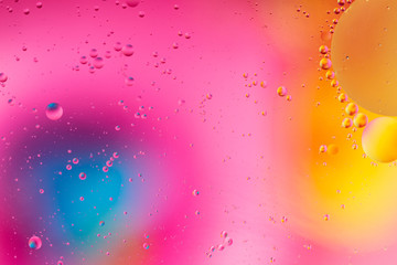 Abstract molecule sctructure. Water bubbles. Macro shot of air or molecule. Abstract space...