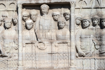 Obelisk of Theodosius in city of Istanbul, Turkey