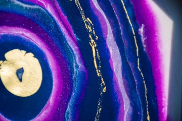 resin art ocean series and process