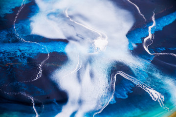 resin art ocean series and process