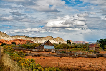 Old Barn in Mountains