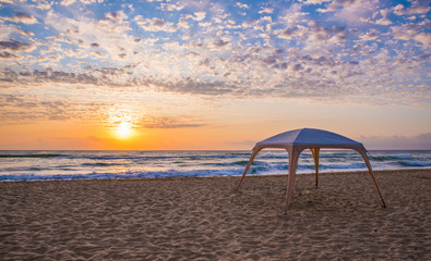 Tent on the beach