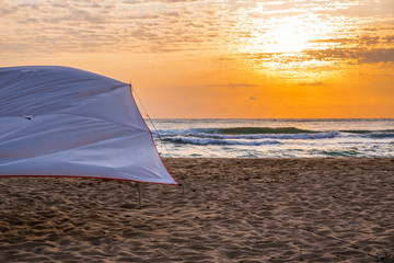 Tent on the beach