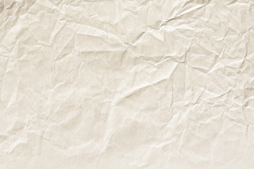 Old brown crumpled paper texture