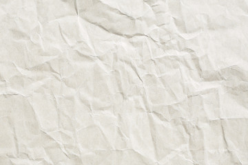 Old brown crumpled paper texture