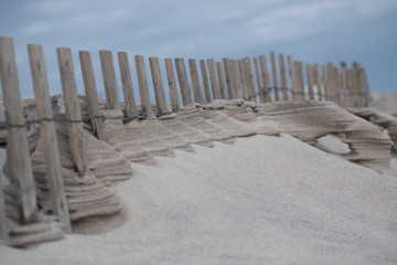 fence on the beach