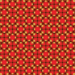 The Amazing of Colorful  Abstract Pattern Wallpaper in the Red Background