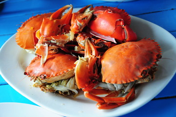 Steamed crab, Seafood