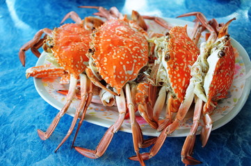 Steamed crab, Seafood