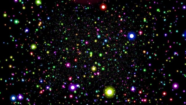 カラフル　パーティクル