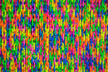 Colorful plastic chain