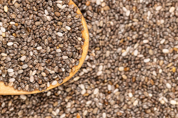 Chia Seeds Background Texture