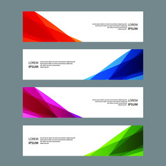 Vector Abstract design banner web template