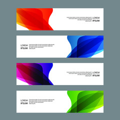 Vector Abstract design banner web template