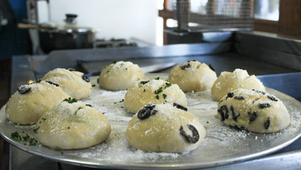 homemade bread ready for the oven