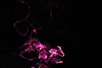 Incense stick smock on dark background 