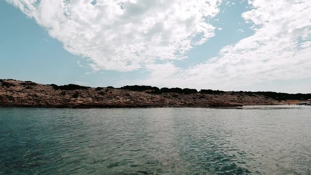 A Big Cliff From The Sea