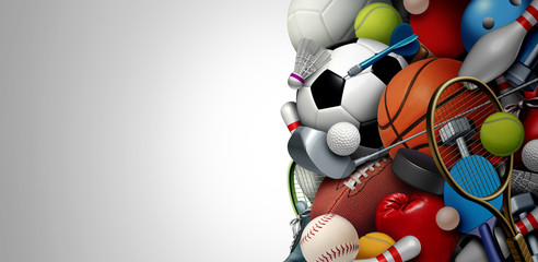 Sports Equipment Background © freshidea
