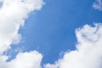 cloud on blue sky nature background for design