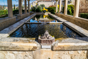 Goudargues, Gard, Occitanie, France.