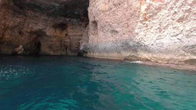 A Big Cliff From The Sea
