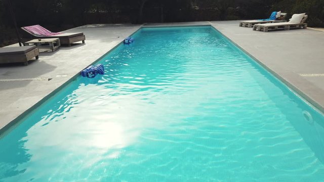 Pool Of A Beautiful Villa In Spain