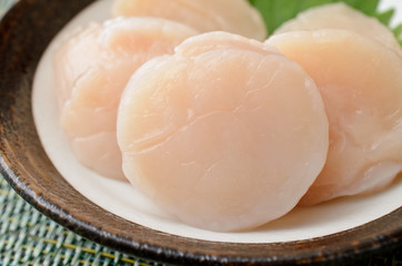 ホタテの刺身