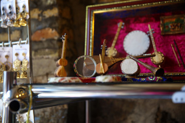 Souvenir and gift shop in old town  Sheki
