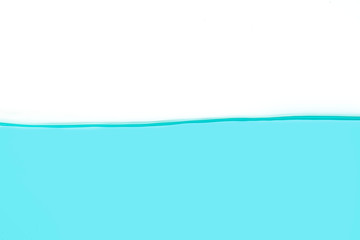 Obraz premium Water splash with water wave