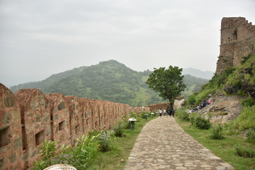 Fototapeta na wymiar Kumbhalgarh fort, Kumbhalgarh, Rajasthan, India