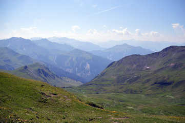 Gletschergebirge in Österreich