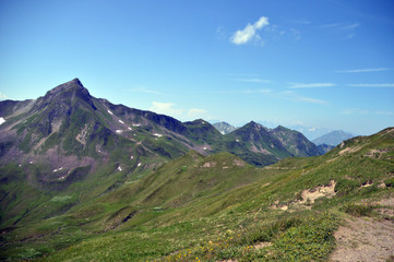Fototapeta premium Gletschergebirge in Österreich