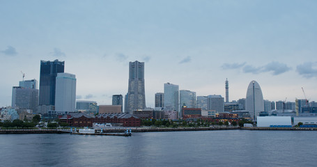 Fototapeta na wymiar Yokohama bay