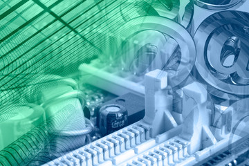 Electronic device and mail signs