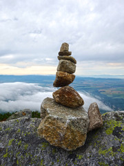 Inukšuk stone men in the High Tatras