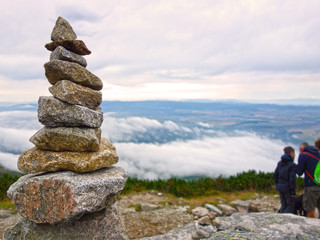 Inukšuk stone men in the High Tatras