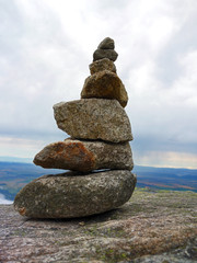 Inukšuk stone men in the High Tatras