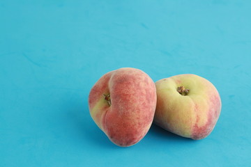 Paraguayan peach on colorful background