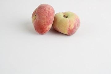 Paraguayan peach on white background
