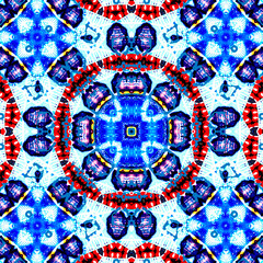 Geometric and abstract background texture design, futuristic background pattern, colorful kaleidoscope background and islamic ottoman art