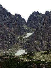 Rocky mountains in the High Tatras