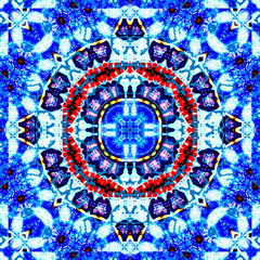 Geometric and abstract background texture design, futuristic background pattern, colorful kaleidoscope background and islamic ottoman art