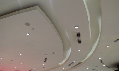 Gypsum false ceiling and Coves for indirect lighting to make a decorative look for an mumbai...