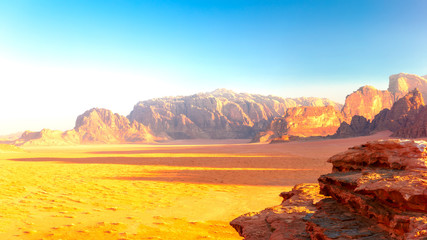 Wadi Rum - Desert by Morning Light