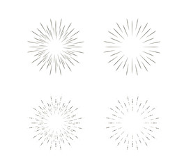 Obraz premium Star burst, sun burst sunshine.