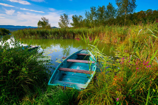 Lac de Clairvaux im Franche Comt&eacute; in Frankreich