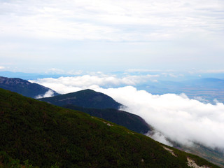 Fototapeta na wymiar Storm clouds in the High Tatras